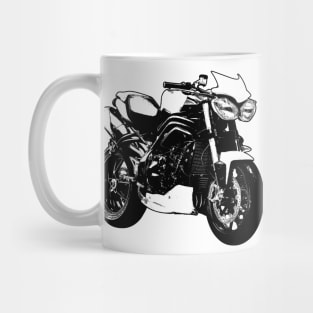 Triumph Street Triple Sketch Art Mug